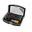 Benson Universele schroefbitset - PH, PZ, Inbus & Torx - 32-delig - Kleurcodering - Magnetische bithouder - Opbergbox met riemclip