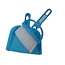 Benson Compacte stoffer en blik - kunststof - 21 cm - assorti kleuren - met ophangoog