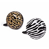 Benson Fietsbel - Dierenprint - Ø 80 mm - mix Benson Fietsbel - Dierenprint - Ø 80 mm - mix