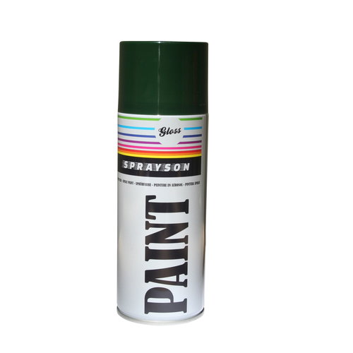 Sprayson Verf Spuitbus - Spuitlak - RAL6009 Hoogglans Groen - 400 ml Sprayson Verf Spuitbus - Spuitlak - RAL6009 Hoogglans Groen - 400 ml