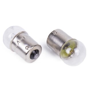 Benson Remlichtbol set - 12V - 5W - helder licht - 2 stuks Benson Remlichtbol set - 12V - 5W - helder licht - 2 stuks