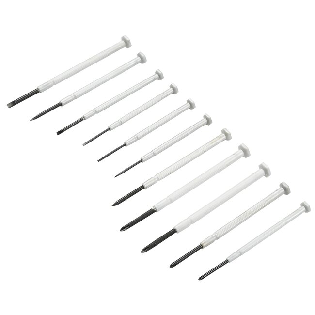 Benson Precisie schroevendraaierset - 11-delig - met opbergdoos - ideaal voor elektronica en horloges