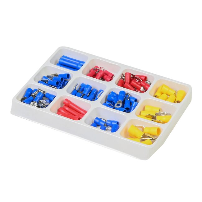 Benson Complete kabelschoen set - geïsoleerd - kleurgecodeerd - 100-delig - met koffer