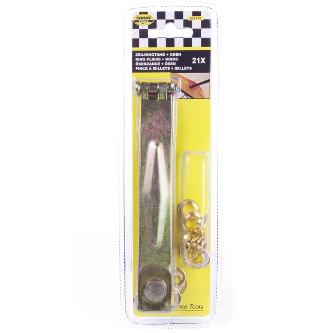 Benson Zeilringtang met 12 ogen - Ø 10 mm - Duurzaam en betrouwbaar