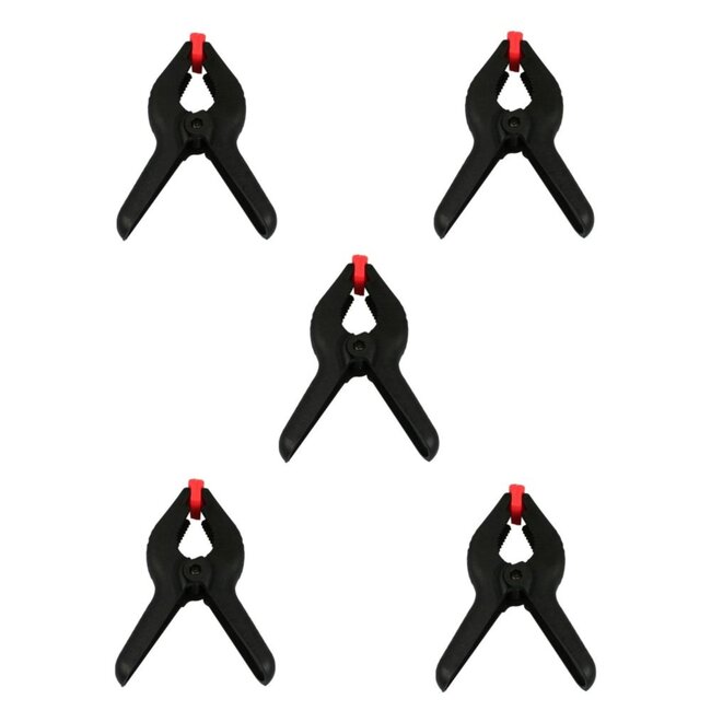 Benson Krachtige zeilklem - 75 mm - antislip handvatten - 5 stuks