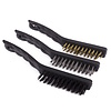 Benson Staalborstel Maxi - 200 mm - RVS, Messing en Nylon - 3 delig Benson Staalborstel Maxi - 200 mm - RVS, Messing en Nylon - 3 delig