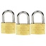 Stahlex Set van 3 hangsloten - 20 mm - niet gelijksluitend - ideaal voor kleine kistjes en gereedschapskisten