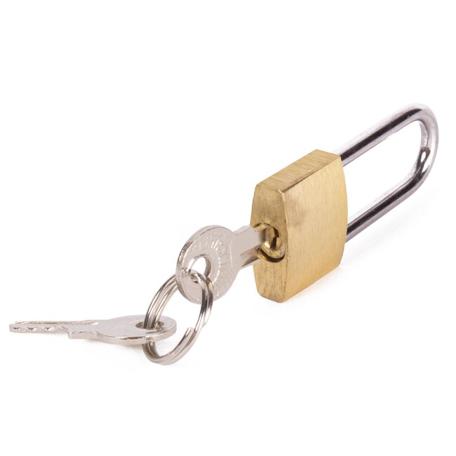 Stahlex Hangslot - 20 mm - Gehard - Massief - Inclusief 2 sleutels - Weerbestendig