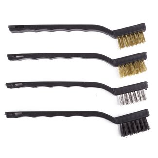 Benson Compacte staalborstels - roest verwijderen - 175 mm - set van 4