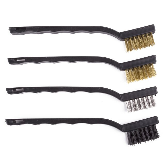 Benson Compacte staalborstels - roest verwijderen - 175 mm - set van 4