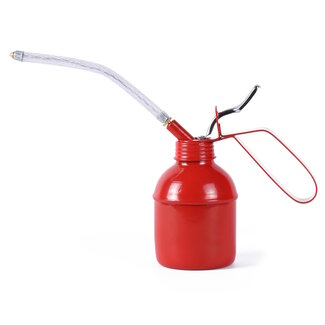 Benson Oliekan met flexibele tuit - 300 ml - metaal - rood