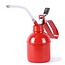 Benson Oliekan met flexibele tuit - 300 ml - metaal - rood