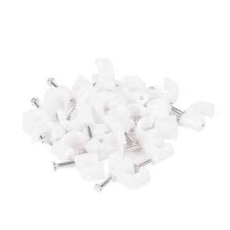 Benson Snoerclips - Kabelclips 6 mm - 25 stuks