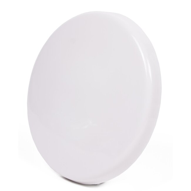 VB Ronde plafondplaat - kunststof - Ø 125 mm - wit - strakke afwerking