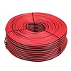 Benson Speakersnoer - 2 x 0.75 - 100 meter - Rood - Zwart Benson Speakersnoer - 2 x 0.75 - 100 meter - Rood - Zwart