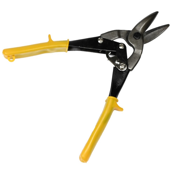 Benson Blikschaar - Rechte Knip - Geel Handvat - Hefboomoverbrenging - Precisie