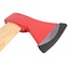 Benson Handbijl - Wigvormig blad - Houten steel - 36 cm - Rood - 600 gram