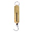 Benson Compacte weeghaak - 25 kg - Inclusief haak en oog - Messingkleurig - 23 cm