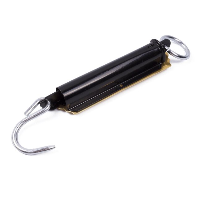 Benson Compacte weeghaak - 25 kg - Inclusief haak en oog - Messingkleurig - 23 cm