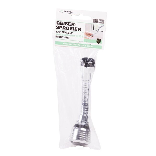 Benson Flexibele geisersproeier - waterbesparend - draaibare kop - M22 schroef