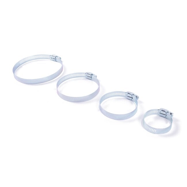 Benson 4-delige set slangklemmen - Jumbo afmetingen - Bandbreedte 14 mm