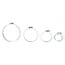Benson 4-delige set slangklemmen - Jumbo afmetingen - Bandbreedte 14 mm