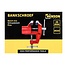 Benson Mini Bankschroef - Klemmend - 25 mm - Rood