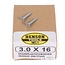 Benson Verzinkte spaanplaatschroeven - platkop - pozidrive - 3.0 x 16 mm - 200 stuks
