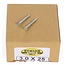 Benson Verzinkte spaanplaatschroeven - platkop - pozidrive - 3.0 x 25 mm - 200 stuks