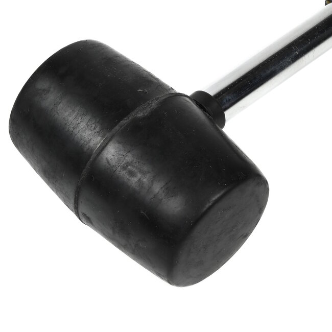 Benson Rubberen hamer - stalen steel - schokdempend - 30 cm - tegelwerk, houtbewerking en camping