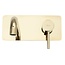 REA Inbouw wastafelmengkraan - eengreeps - goud - messing - 20 cm uitloop