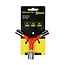 Benson Dopsleutel 3-weg - 8/9/10 mm - Comfortabel handvat - Rood