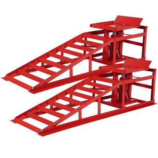 Topgear Auto - Oprijbok - Oprijbrug met Krik - 115 x 32 x 31 cm - Maximaal Draagvermogen 2000 kilo