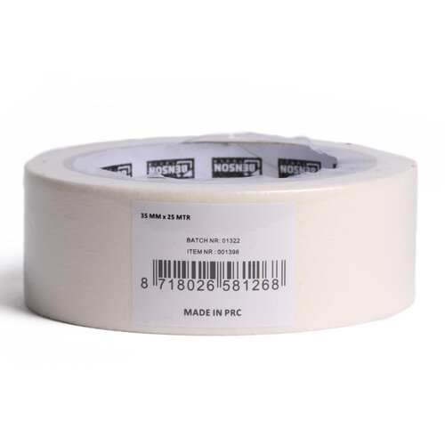 Benson Afplaktape - Schilders Tape - 35 mm x 25 meter Benson Afplaktape - Schilders Tape - 35 mm x 25 meter