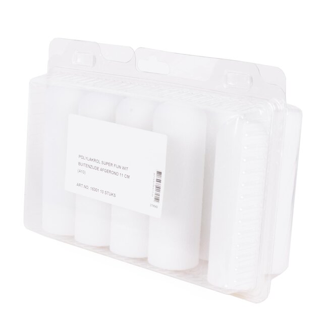 Benson Afgeronde lakroller - 10 cm - 10 stuks - voor alkydverf - egaal resultaat