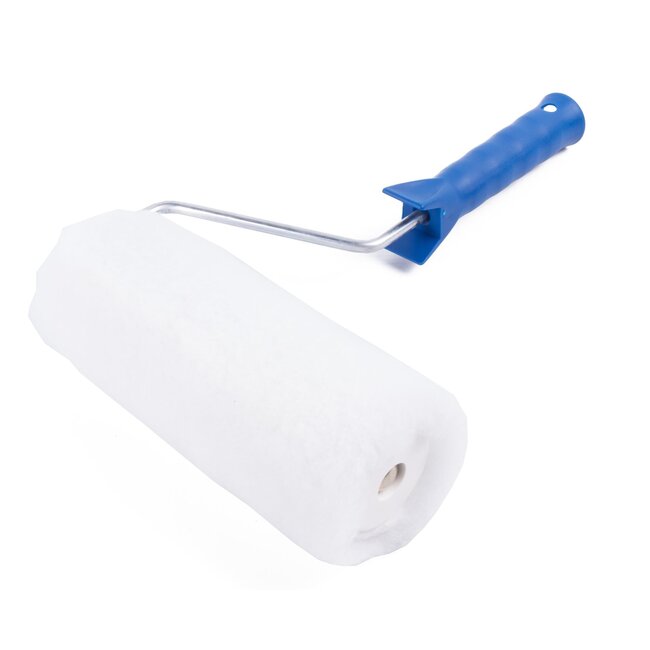 Benson Vachtroller - 20 cm - Schapenvacht - Kunststof handvat - Staalmontage