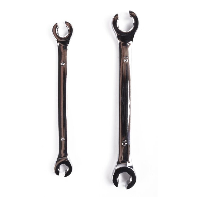 Benson Remleiding sleutel set - Chroom vanadium - 6, 8, 10, 12 mm - 2 stuks