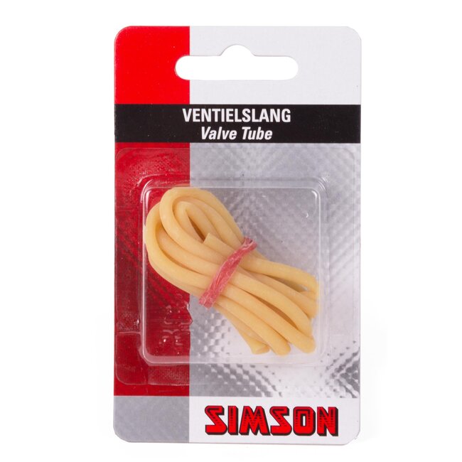 Simson Ventielslang - Geschikt voor Hollands en Frans ventiel - 80 cm - Eenvoudig aan te sluiten