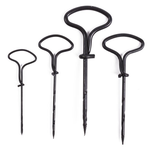 Benson Fretboor Set - Metaal - Zwart - 4 stuks Benson Fretboor Set - Metaal - Zwart - 4 stuks