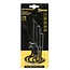 Benson Fretboor set - metaal - zwart - 4 stuks - diverse diameters