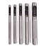 Benson Holpijpset - 85 mm - Staal - 5 maten - Voor papier, karton en leer