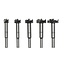 Hofftech Forstnerboor set - 5 delig - Voor strakke en splintervrije gaten - Inclusief opbergkoffer