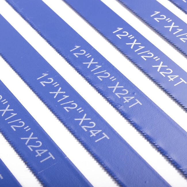 Benson Set van 10 universele ijzerzaagbladen - 300 mm - Geschikt voor metaal en hout