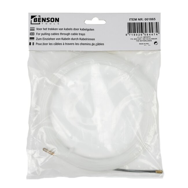 Benson Trekveer elektra - nylon - 10 meter - flexibel en duurzaam