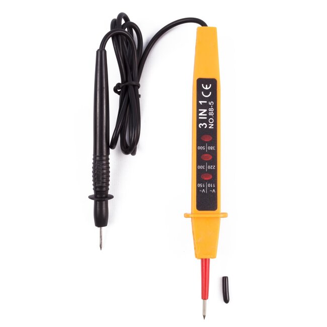 Benson Spanningzoeker - LED-indicator - 110-380 Volt - 90 cm kabel - Veilig en nauwkeurig