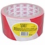 Benson Robuust afzetlint - 48 mm breed - 50 meter lang - Rood en wit