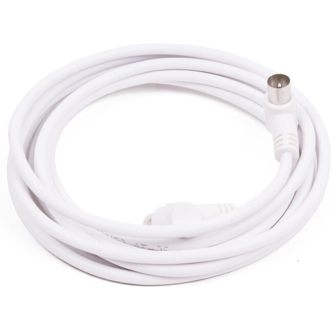 Benson Coax kabel - haakse stekkers - flexibel en duurzaam - 3 meter