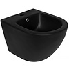 REA Carlo Mini Wandbidet - 49.5 cm - Mat Zwart REA Carlo Mini Wandbidet - 49.5 cm - Mat Zwart
