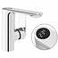 REA Laag model wastafelkraan - chroom - met temperatuursensor - duurzaam messing - 150 mm hoog