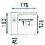 REA Mils Wastafelkraan/ Mengkraan - Opbouw - Laag Model - Chroom